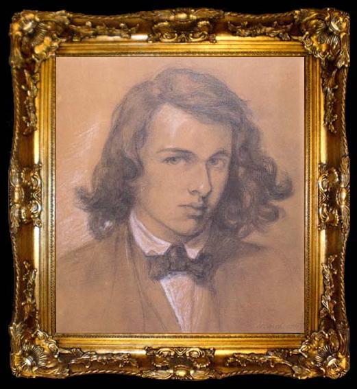 framed  Dante Gabriel Rossetti Self-Portrait (mk28), ta009-2